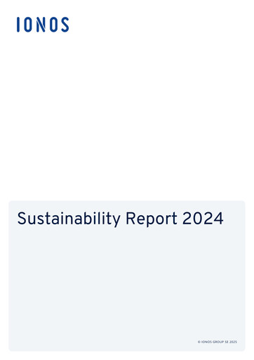 Thumbnail IONOS Group Sustainability Report 2024