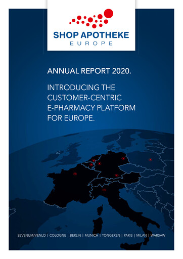 Thumbnail Redcare Pharmacy Annual Report 2020