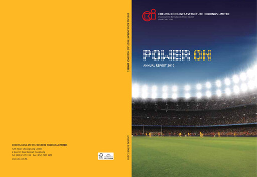 Thumbnail CK Infrastructure Annual Report 2010