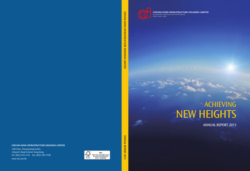 Thumbnail CK Infrastructure Annual Report 2013