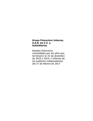 Thumbnail Grupo Financiero Inbursa Financial Statement 2016