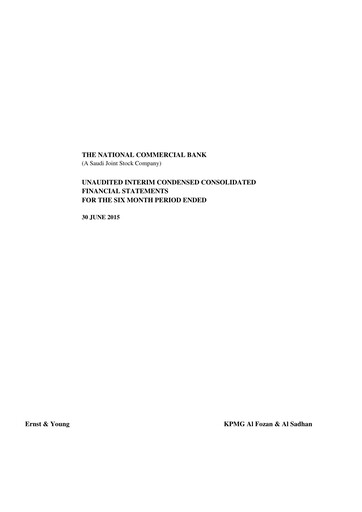 Thumbnail The Saudi National Bank Financial Statement 2015-h1