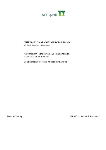 Thumbnail The Saudi National Bank Financial Statement 2018