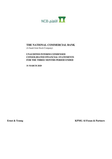 Thumbnail The Saudi National Bank Financial Statement 2020-q1