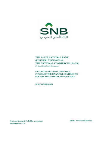 Thumbnail The Saudi National Bank Financial Statement 2021-9m