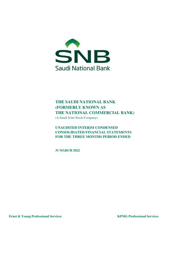 Thumbnail The Saudi National Bank Financial Statement 2022-q1