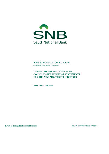 Thumbnail The Saudi National Bank Financial Statement 2023-9m