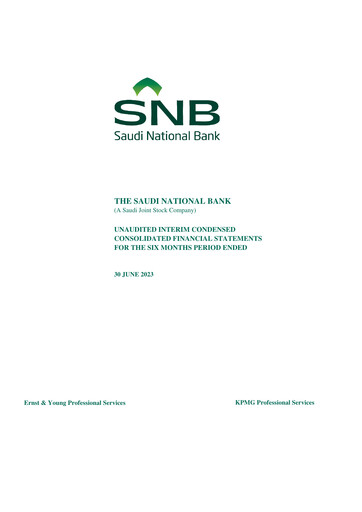 Thumbnail The Saudi National Bank Financial Statement 2023-h1