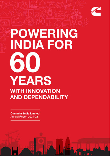 Thumbnail Cummins India Annual Report 2021-2022