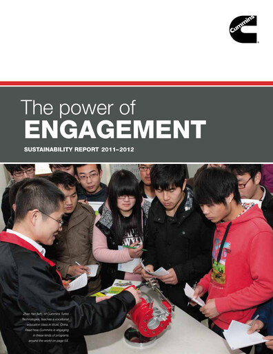 Vorschaubild Cummins India Nachhaltigkeitsbericht 2011-2012
