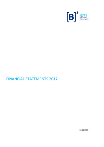 Thumbnail B3 Financial Statement 2017
