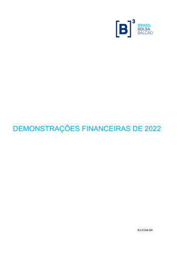 Thumbnail B3 Financial Statement 2022