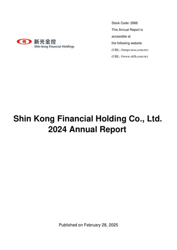 Vorschaubild Shin Kong Financial Holding Jahresbericht 2024