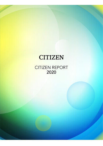 Thumbnail Citizen Watch Annual Report 2020