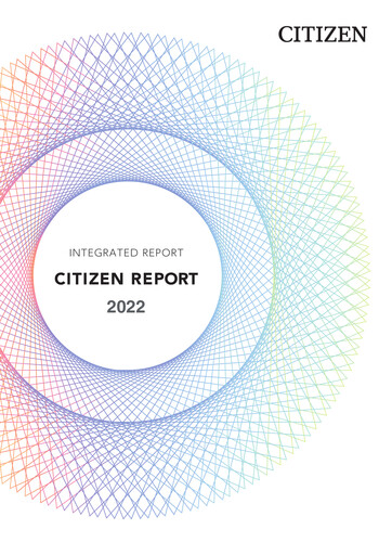 Thumbnail Citizen Watch Annual Report 2022