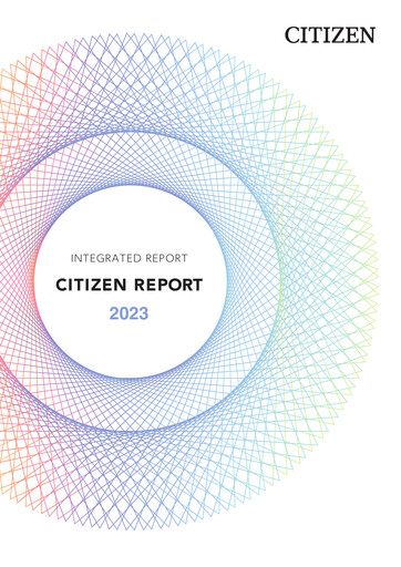 Thumbnail Citizen Watch Annual Report 2023