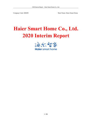 Thumbnail Haier Smart Home Half-year Report 2020