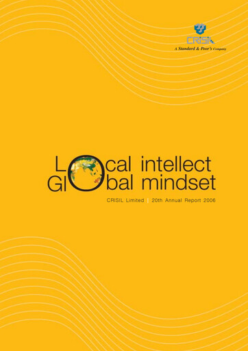 Thumbnail CRISIL
 Annual Report 2006