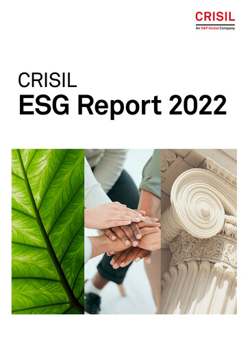 Thumbnail CRISIL
 ESG Report 2022