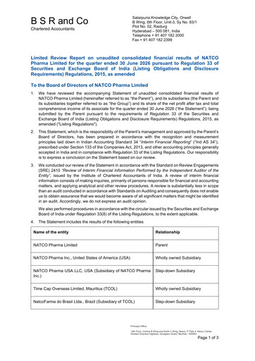 Thumbnail Natco Pharma
 Quarterly Report 2026-q1