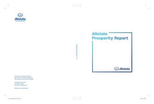 Thumbnail Allstate Annual Report 2017
