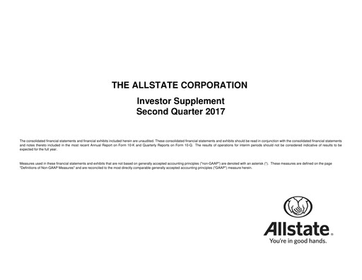 Thumbnail Allstate Quarterly Report 2017-q2