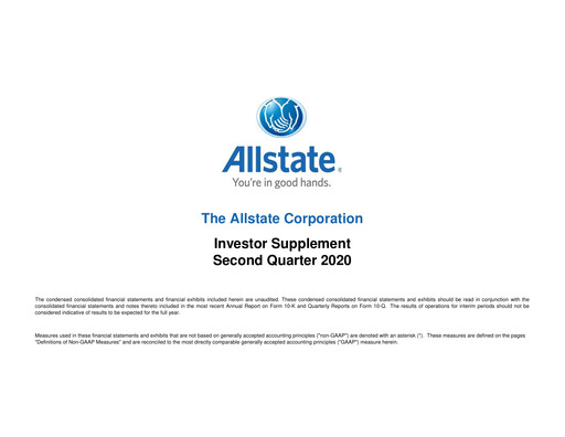 Thumbnail Allstate Quarterly Report 2020-q2