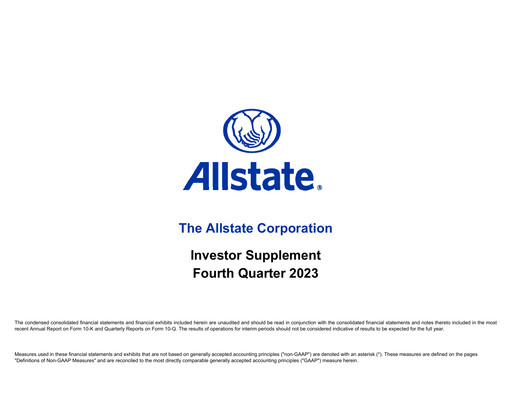 Thumbnail Allstate Quarterly Report 2023-q4