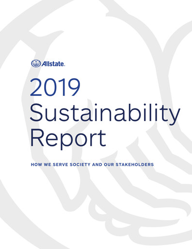 Thumbnail Allstate Sustainability Report 2019
