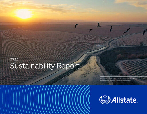 Thumbnail Allstate Sustainability Report 2022