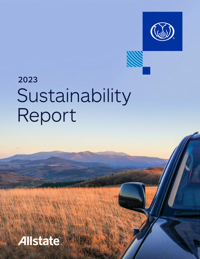 Thumbnail Allstate Sustainability Report 2023