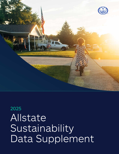 Thumbnail Allstate Sustainability Report 2025