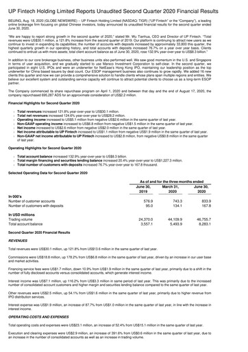 Thumbnail UP Fintech (Tiger Brokers) Quarterly Report 2020-q2
