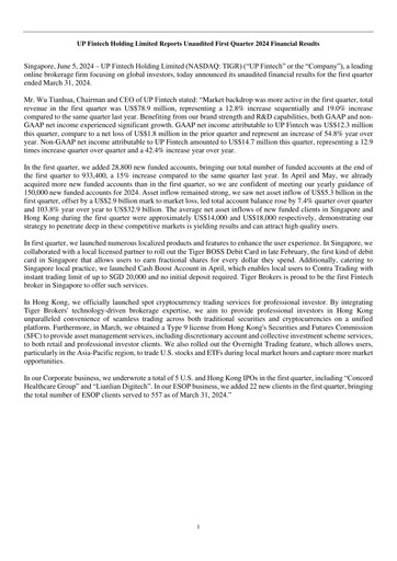 Thumbnail UP Fintech (Tiger Brokers) Quarterly Report 2024-q1