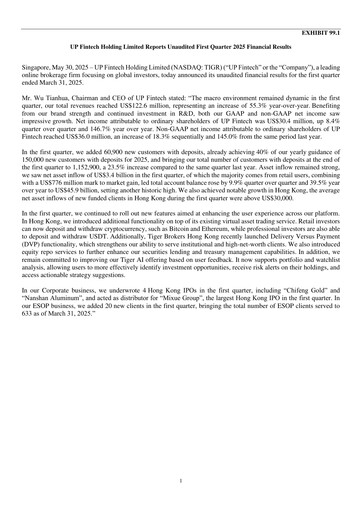 Thumbnail UP Fintech (Tiger Brokers) Quarterly Report 2025-q1