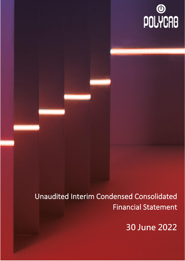 Miniature Polycab India
 Rapport trimestriel 2022-q1