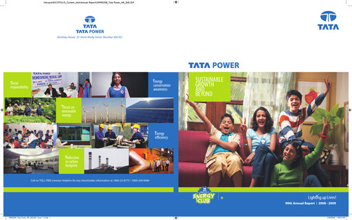 Thumbnail Tata Power
 Annual Report 2008-2009