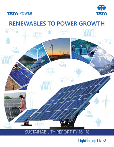 Thumbnail Tata Power
 Sustainability Report 2016-2018