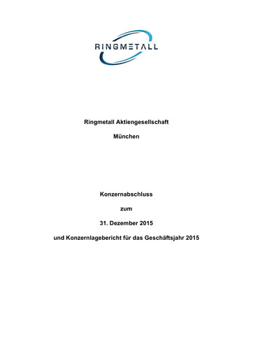 Thumbnail Ringmetall Financial Statement 2015