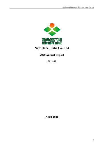 Thumbnail New Hope Liuhe Annual Report 2020