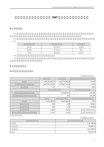 Thumbnail New Hope Liuhe Quarterly Report 2007-q1