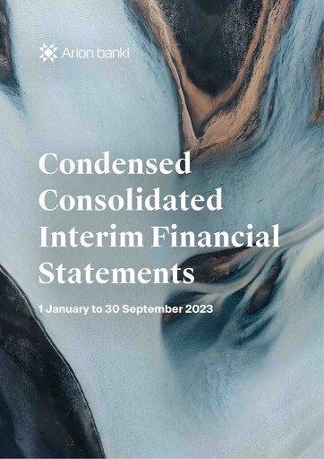 Thumbnail Arion banki Financial Statement 2023-9m