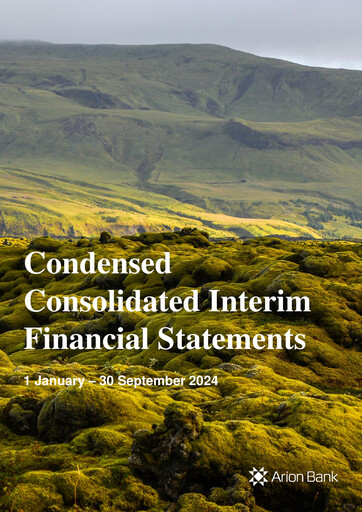 Thumbnail Arion banki Financial Statement 2024-9m