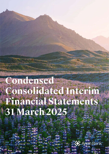 Thumbnail Arion banki Financial Statement 2025-q1