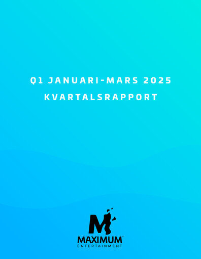 Thumbnail Maximum Entertainment Quarterly Report 2025-q1