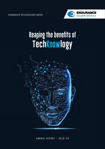 Thumbnail Endurance Technologies
 Annual Report 2018-2019