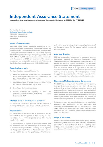 Thumbnail Endurance Technologies
 ESG Report 2024-2025