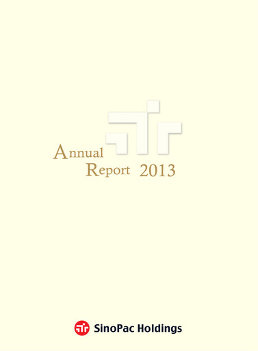 Thumbnail Sinopac Financial Holdings Annual Report 2013