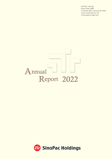 Thumbnail Sinopac Financial Holdings Annual Report 2022