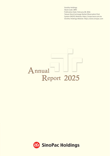 Thumbnail Sinopac Financial Holdings Annual Report 2025